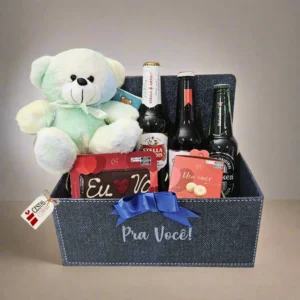 Cesta Queijo e Vinhos