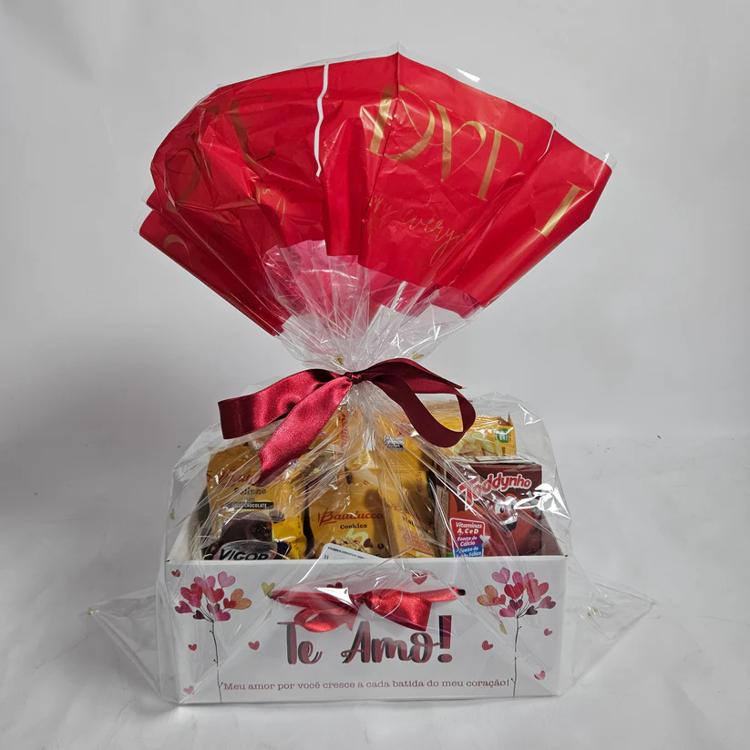 Cesta Café da Manhã Mimo Romântico - Imagem 2